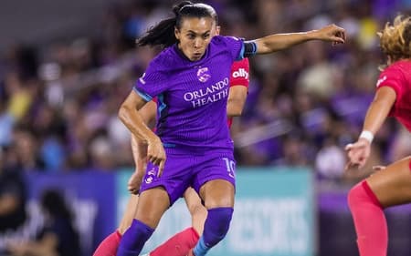 Marta em campo pelo Orlando Pride na NWSL