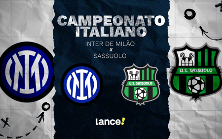 Onde assistir Inter de Milão e Sassuolo pelo Campeonato Italiano (Foto: Arte/Lance!)