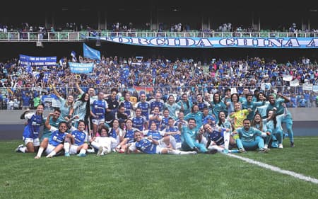 Cruzeiro alcança públicos expressivos no Brasileirão Feminino. (Foto: Gustavo Martins/ Cruzeiro)