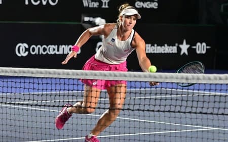 Bia Haddad em ação no SP Open (Foto: Divulgação/João Pires/Fotojump)