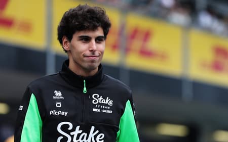Gabriel Bortoleto no GP do Azerbaijão de F1, em Baku (Foto: Mark Thompson / Getty Images / Sauber Media Hub)
