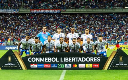 Time do Bahia tira foto antes de duelo decisivo pela Libertadores, contra o Boston River Foto: Letícia Martins/EC Bahia