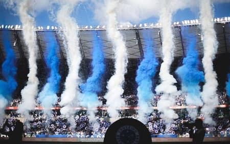 Torcida do Cruzeiro no Mineirão (Foto: Gustavo Martins/Cruzeiro)