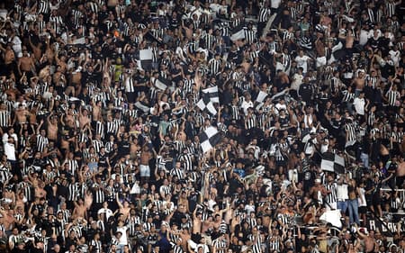 Torcida do Botafogo no Nilton Santos (Foto: Vítor Silva/Botafogo)