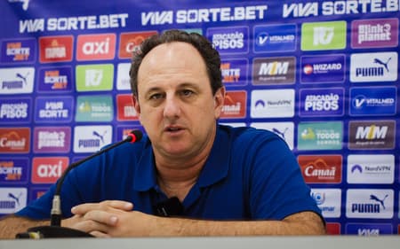 Rogério Ceni em entrevista coletiva depois da derrota para o Botafogo (Foto: Letícia Martins / EC Bahia)