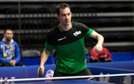 Hugo Calderano no Pan-Americano 2025 (Foto: ITTF Americas)