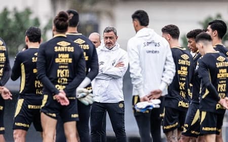 Elenco do Santos vem de um empate por 2 a 2 diante do Botafogo, no Rio de Janeiro. (Foto: Raul Baretta/ Santos FC)