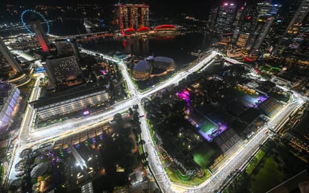 Palco do GP de Singapura de F1 (Foto: Roslan Rahman / AFP)