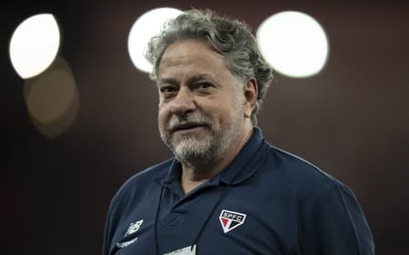 Julio Casares, presidente do São Paulo (Foto: Jorge Rodrigues/AGIF)