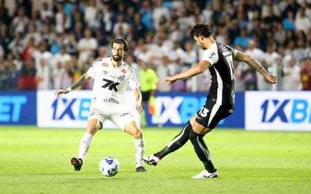 Lautaro Díaz em Santos x Corinthians (Foto: Mauricio De Souza/AGIF)