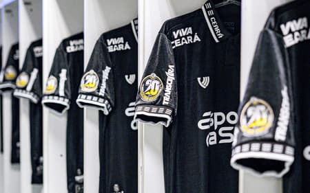 Vestiário do Ceará na Arena Castelão (Foto: Felipe Santos/Ceará SC)