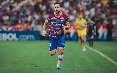 Partida entre Fortaleza e Atlético Bucaramanga, pela Copa Libertadores (Foto: Mateus Lotif/Fortaleza EC)