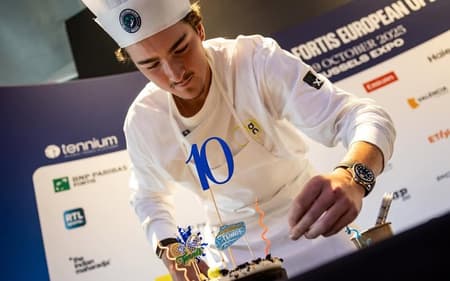 João Fonseca em ação promocional em Bruxelas (Divulgação)