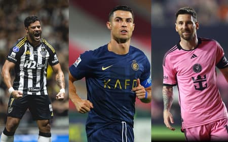 Hulk, Cristiano Ronaldo e Messi (Lance!)