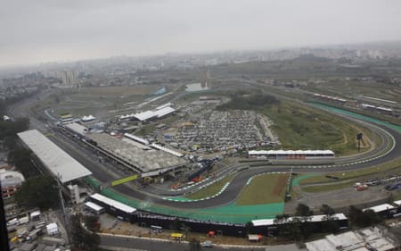 Autódromo de Interlagos visto do alto (Foto: Acervo Lance!)