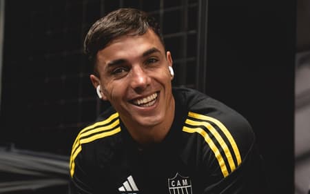 Saravia pré jogo entre Atlético e Sport (Foto: Pedro Souza Atlético)
