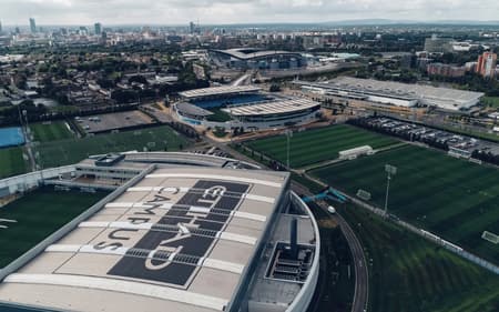 CT do Manchester City, na Inglaterra (Foto: reprodução)