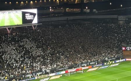 Torcida do Corinthians comemora título da Libertadores Feminina 2025. (Foto: Vitor Palhares/Lance!)