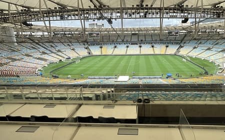 Maracanã antes de Flamengo x Palmeiras (Foto: Divulgação)