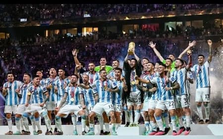 Argentina foi campeã do mundo em 2022, no Catar (Foto: Reprodução/Instagram)
