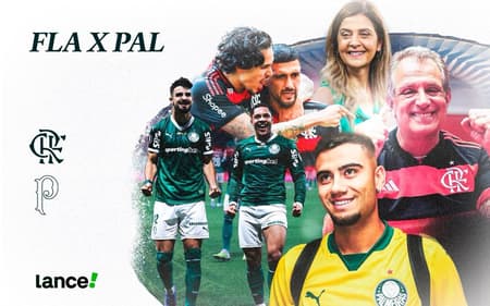 Flamengo e Palmeiras se enfrentam no Maracanã (Foto: Lance!)
