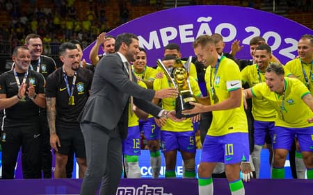 Seleção Brasileira de futsal foi campeã da Copa das Nações