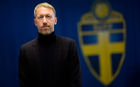 Graham Potter foi anunciado como treinador da Suécia (Foto: Pontus LUNDAHL / AFP)