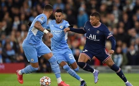 Manchester City x PSG - Mbappé