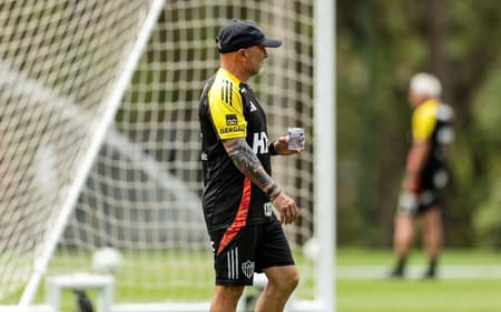 Opções de Sampaoli para escalar Atlético contra o del Valle (Foto: Pedro Souza / Atlético)