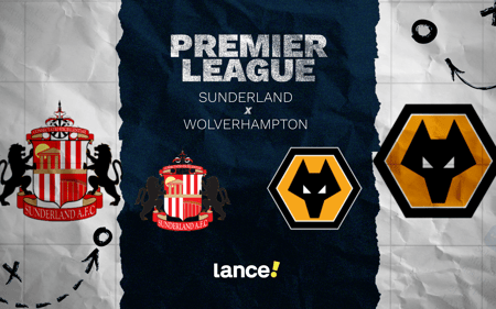 Sunderland x Wolves: onde assistir pela Premier League (Foto: Arte/Lance!)