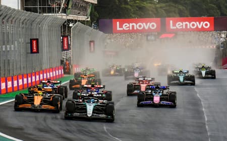 São paulo (sp), 03/11/2024 – corrida/gp são paulo/f1 – largada do grande prêmio de são paulo de formula 1, que acontece no autódromo josé carlos pace em interlagos, neste domingo 03 de novembro de 2024. (Foto: Julio D'Paula/Thenews2/Gazeta Press) Thenews2/Thenews2