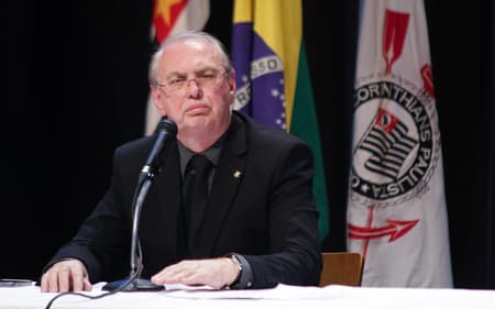 Osmar Stabile, presidente do Corinthians (Foto: Vinicius Nunes/Agência F8/Gazeta Press)