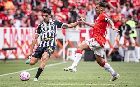 Santos e Internacional se enfrentaram pela última vez no Beira-Rio em outubro de 2023. Na ocasião, o Peixe perdeu por 7 a 1. (Foto: Raul Baretta/ Santos FC)