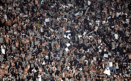 Torcida do Botafogo no Nilton Santos (Foto: Vítor Silva/Botafogo)