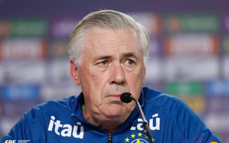 Carlo Ancelotti, técnico da Seleção Brasileira (Foto: @rafaelribeirorio / CBF)