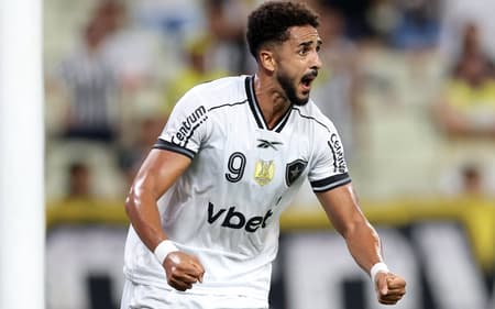 Chris Ramos comemorando gol do Botafogo (Foto: Vítor Silva/Botafogo)