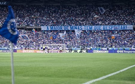 Torcida do Cruzeiro no Mineirão (Foto: Gustavo Aleixo/Cruzeiro)