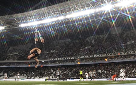 Artur comemorando gol do Botafogo contra o Vasco (Foto: Vítor Silva/Botafogo)