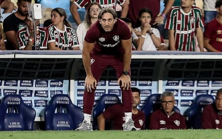 Zubeldía em Fluminense x Mirassol (Foto: Marcelo Gonçalves/ Fluminense FC)