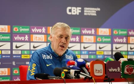 Entrevista coletiva de Carlo Ancelotti (Foto: Rafael Ribeiro / CBF)