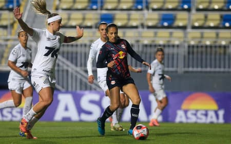 Santos e Bragantino disputam a Copa Paulista Feminina. (Foto: Foto de Fernando Roberto/Red Bull Bragantino)