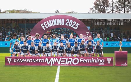 Cruzeiro é campeão do Mineiro Feminino de 2025. (Foto: Gustavo Martins/ Cruzeiro)