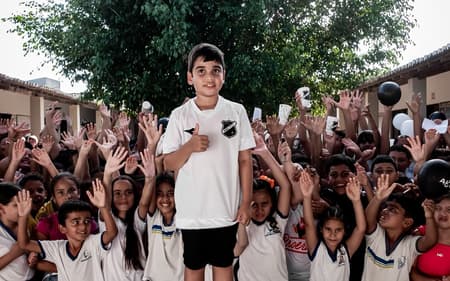 ABC presta homenagem à torcedor mirim