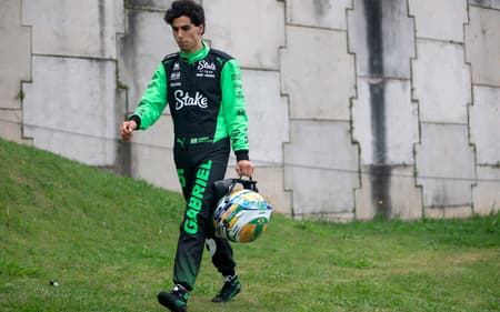 Bortoleto abandona GP do Brasil (Foto: Miguel Schincariol/ AFP)