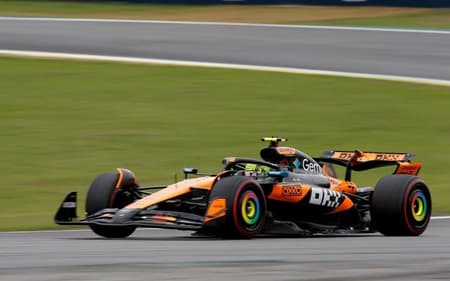 Lando Norris no GP do Brasil de F1 (Foto: Miguel Schincariol/ AFP)