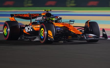 Lando Norris no GP do Catar de F1 (Foto: Andrej ISAKOVIC / AFP)