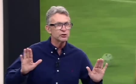 Craque Neto avaliou a disputa entre Flamengo e Palmeiras pelo Brasileirão (Foto: Reprodução Band)