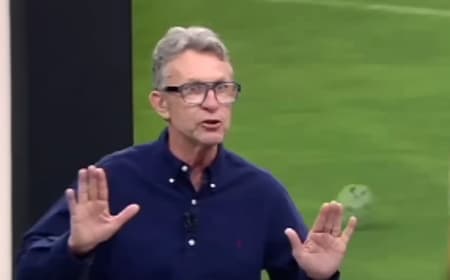 Craque Neto avaliou a disputa entre Flamengo e Palmeiras pelo Brasileirão (Foto: Reprodução Band)