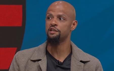 Felipe Melo analisou a partida entre Flamengo x São Paulo (Foto: Reprodução Sportv)