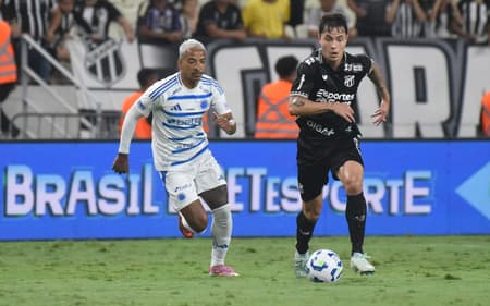 Partida entre Ceará e Cruzeiro, pelo Brasileirão (Foto: Caio Rocha/O Fotografico/Gazeta Press)